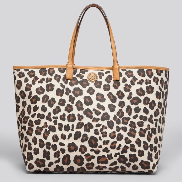 Tory Burch Handbags - Tory Burch Kerrington Animal Print Coated Tote Handbag